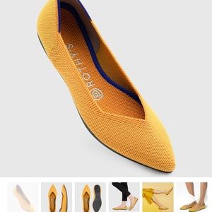 Rothy’s “The Point” Marigold 9.5